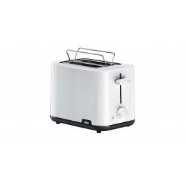 Tostador Braun HT1010BK, 2 ranuras, 900W, blanco