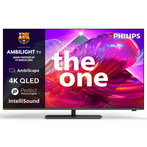 Televisor QLED Philips 50PQS9011/12 50 pulgadas, 4K, 120 Hz, Dolby Vision, Ambilight, Titan OS, negro