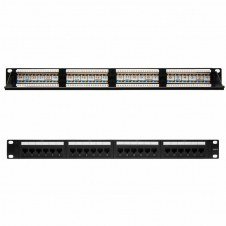 Nanocable Panel Parcheo 24P CAT.6 UTP 19\11U Dual