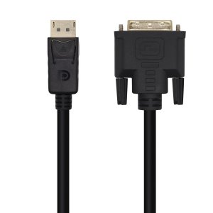 Aisens - Cable Conversor Displayport A Dvi, Dp/M-Dvi/M, Negro, 3.0M