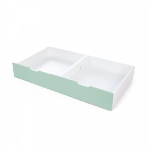 Cajón para cuna o cama Montessori de 70x140 cm verde-menta · J191-M1255