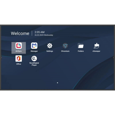 CDE7514-2C pantalla de señalización Pantalla plana para señalización digital 190,5 cm (75) LCD Wifi 500 cd / m² 4K Ultra HD Negro Procesador incorporado Android 14 24/7