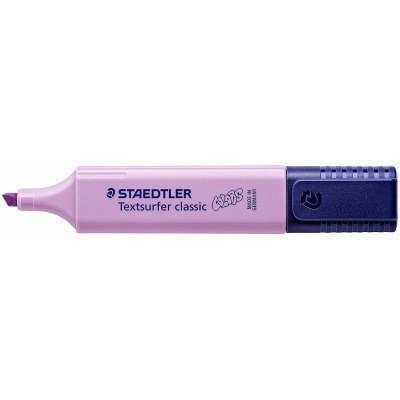 Staedtler Textsurfer Classic 364 Pastel Rotulador Marcador Fluorescente - Punta Biselada - Trazo entre 1mm-5mm - Tinta con Base de Agua - Color Lavanda