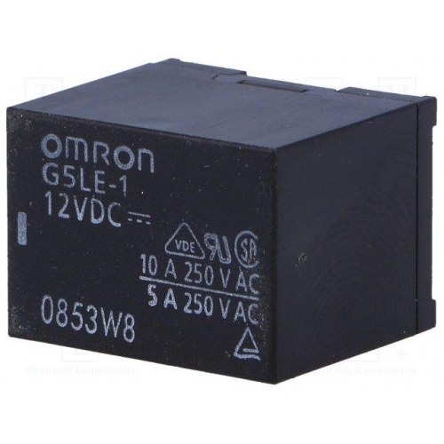 RELE 12VDC 16A/250Vcc SPST (1 Cto. Conmutado) Omron