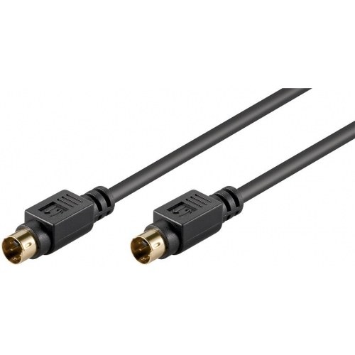Cable MiniDIN 4pin Macho/Macho NEGRO 5m CA1058