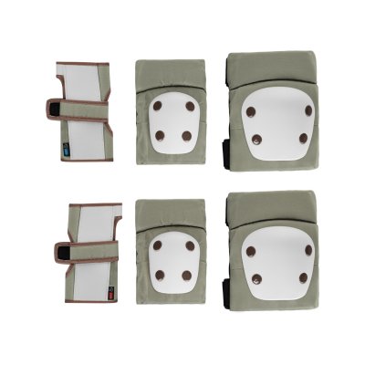 Protectores para rodillas y codos Verde Militar