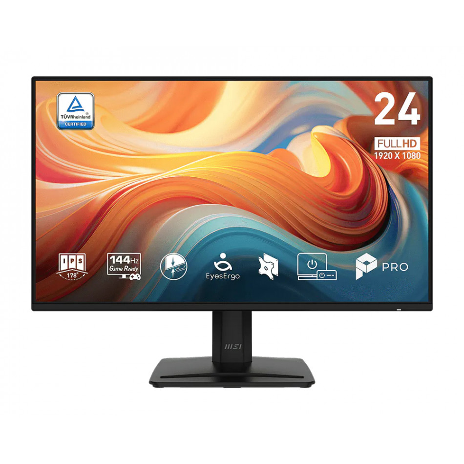 MSI Pro MP243 E14 pantalla para PC 60,5 cm (23.8") 1920 x 1080 Pixeles Full HD LCD Negro