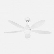 Ventilador Dc Tobarra 18w Blanco 5aspas 6vel.132d 2250lm 3000-4500-6500k Remoto+memoria+temporizador