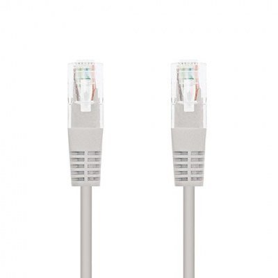 Latiguillo cable red utp cat5e rj45 nanocable 1m gris