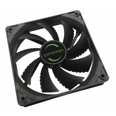 AF12, ventilador para PC, 12cm 12v, 14dB, 9 aspas, 1200 RPM, negro