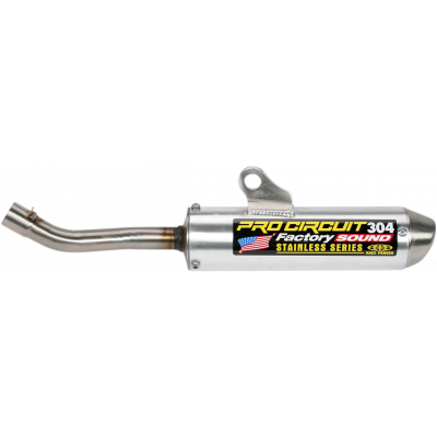 Silencioso Pro Circuit 304 Honda CR125R: aluminio, tapa de acero inox SH00125-SE