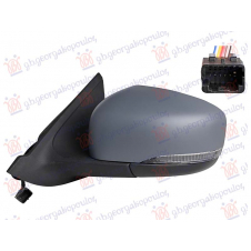 RETROVISOR ELECTRICO CALEFACTABLE IMPRIMADO (INTERMITENTE) (5 PINES) (CALIDAD A)