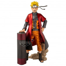 Figura banpresto naruto shippuden premium naruto uzumaki [the metallic] 30cm