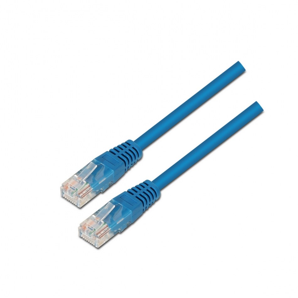 Aisens Cable De Red Rj45 Cat.5E Utp Awg24 Azul 0,5M