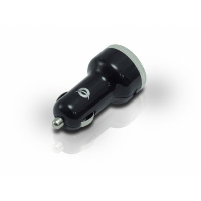 Cargador mechero - coche usb conceptronic x2 para moviles gps mp3 camaras etc 2000ma 5v
