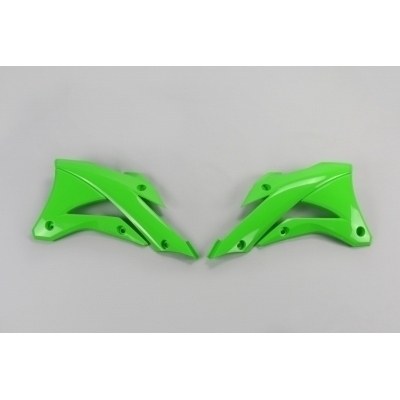 Paneles laterales radiador UFO verde Kawasaki KX 85 KA04728#026