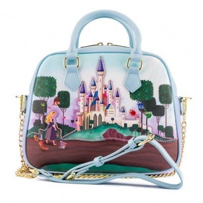 Bolso loungefly castillo aurora la bella durmiente disney