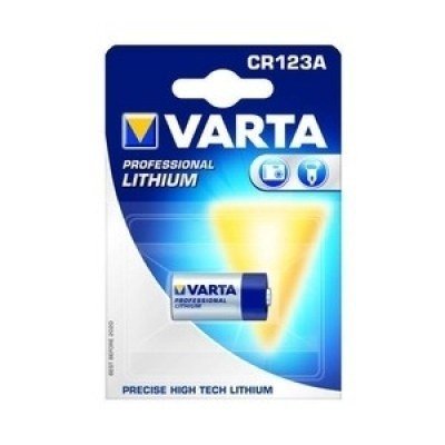Pila Litio CR123A VARTA 3Vdc 1500mA (Blister 1 pila)