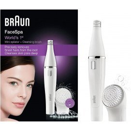 Depiladora Braun SE810, cepillo limpieza facial