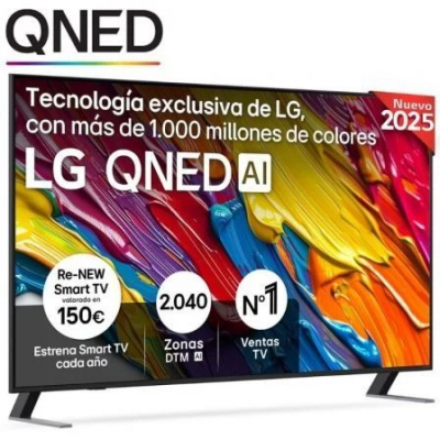 Televisor LG QNED 65QNED84A6C 65/ Ultra HD 4K/ Smart TV/ WiFi