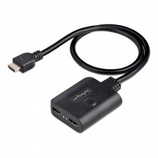 StarTech.com Divisor HDMI de 2 Puertos - Multiplicador HDMI 2.0 de 2 Puertos 4K60 - Splitter HDMI 2 Puertos de Entrada 1 de Salida - HDR/HDCP con Cabl