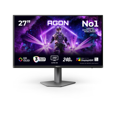 G2 AG276UZD pantalla para PC 67,3 cm (26.5) 3840 x 2160 Pixeles 4K Ultra HD OLED Negro