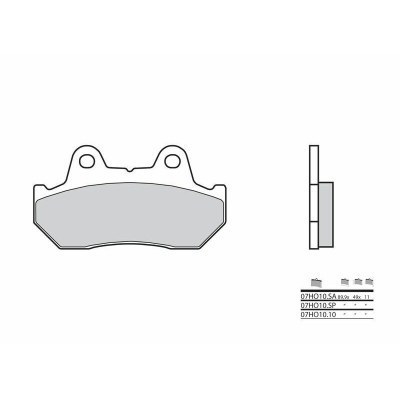 Pastillas de freno sinterizadas Brembo 07HO10SP 07HO10SP