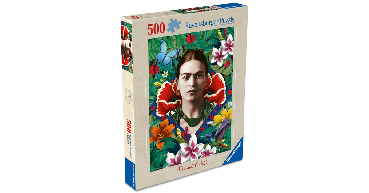 Puzzle Frida Kahlo Blooming Fantasy 500 Piezas Ravensburger Arte y ...
