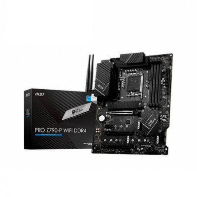 Placa base msi 1700 pro z790 - p wifi atx - 4x ddr4 - 6x sata3 - 3x usb 3.2 - 1x usb tipo c - 4x usb 2.0 911 - 7e06 - 008