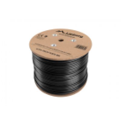 BOBINA CAT.6 LANBERG OUTDOOR FTP RJ45 COBRE GEL-FILLED FLUKE AWG24 305M NEGRO