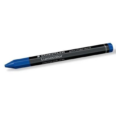 STAEDTLER Cera hexagonal permanente Lumocolor 113x12mm diam azul
