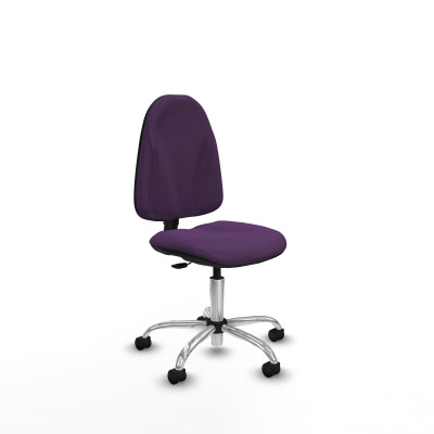 Algarra CP bali morado base cromada ruedas nailon 50mm
