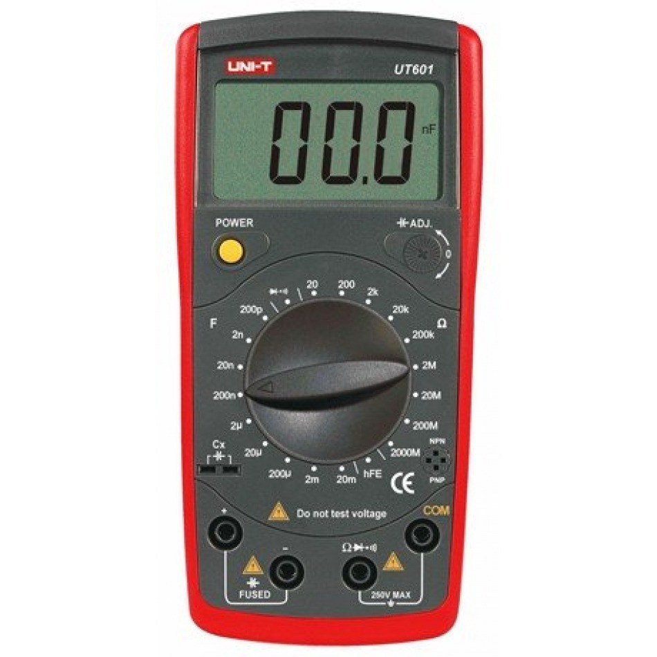UT601 Capacimetro Digital de 20pF a 20mF