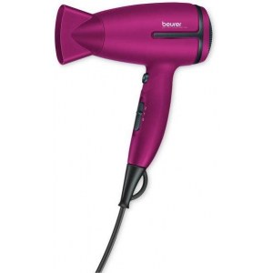 Secador de pelo Beurer HC25LE, 1600W, de viaje