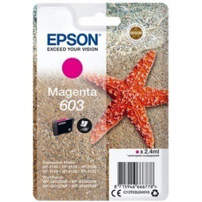 EPSON 603 MAGENTA CARTUCHO DE TINTA ORIGINAL C13T03U34010
