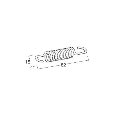 Muelle para caballete central 4305