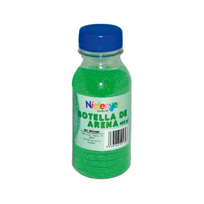 BOTELLA 400GR ARENA NAT. FINA NIEFENVER VERDE