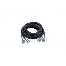 Cable aten para video vga teclado y raton ps/2 10m negro 2L-1010P