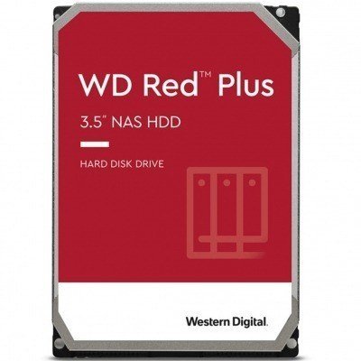 Disco duro interno hdd wd western digital nas red plus wd60efzx 6tb 6000gb 3.5pulgadas sata 3 5400rpm 128mb