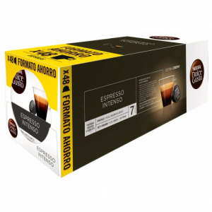Pack de 3 cajas de cápsulas Dolce Gusto Nescafé 12408626, Espresso Intenso, 16 unidades por caja, 48 cápsulas en total