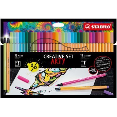 Creative Set ARTY rotulador de punta fina Colores surtidos 36 pieza(s)