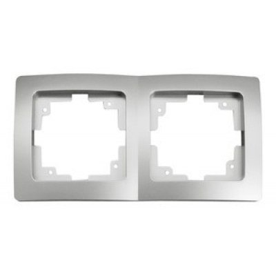 Marco Doble para Mecanismos 36.535 PLATA/GRIS