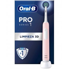 Cepillo dental eléctrico Oral-B PRO1, EB50RX + EB60X, rosa