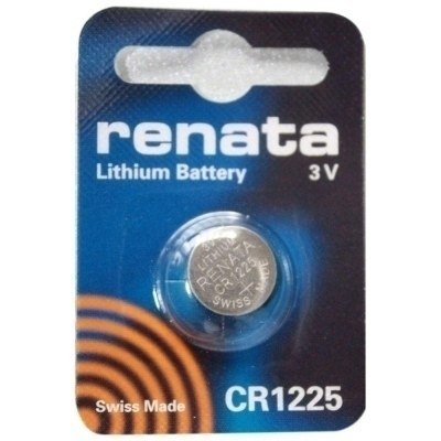 Pila Litio CR1225 RENATA 3Vdc 50mA (Blister 1 pila)