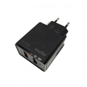 approx APPUSBWALLQC Cargador Usb carga rápida