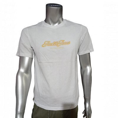 Camiseta JACK & JONES JORCATSKILLS BALLON TEE SS CN FST 12297893 Blanco Blanco