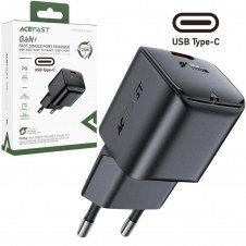 Cargador Usb-c Acefast A73 Mini Pd20w Gan Negro