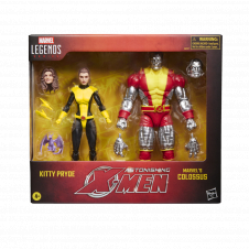 Pack 2 figuras hasbro marvel legends series astonishing x - men kitty pryde & marvels colossus