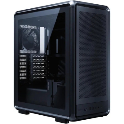Cooler Master Masterframe 500 Caja Torre E-ATX - Ventana Lateral - Paneles Intercambiables - 2 Ventiladores de 200mm Frontales - Rejilla Metal-Mesh - 654x580x376mm - Color Negro