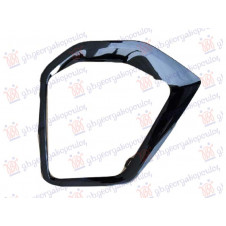 MOLDURA DE REJILLA DEL PARACHOQUES DELANTERO (PINTADA DE NEGRO) (S-LINE/SQ7)